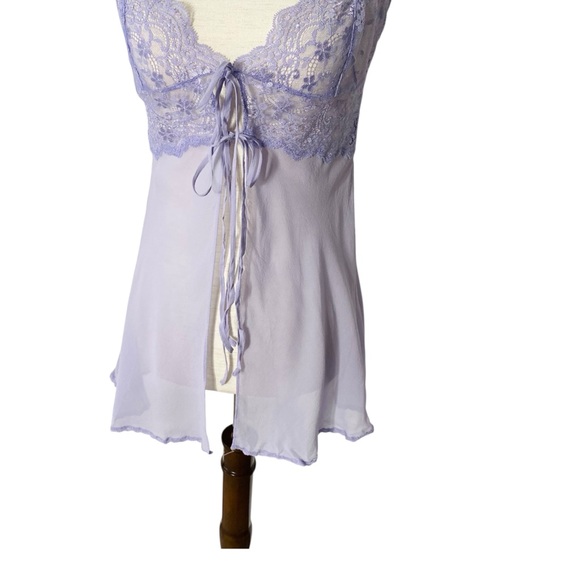 VINTAGE VICTORIA'S SECRET Silk Babydoll - Picture 3 of 7
